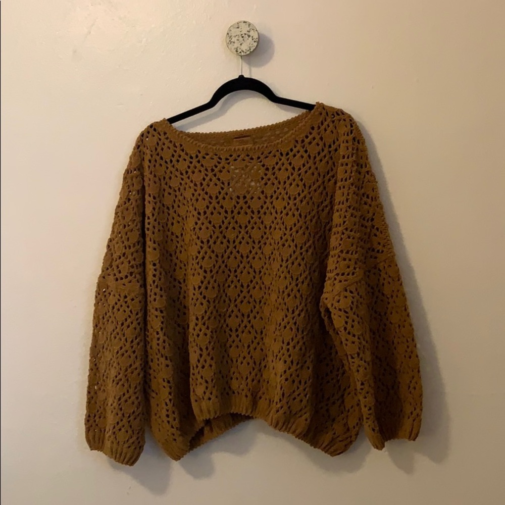 POL L Mustard Knit Sweater (Boutique Style)